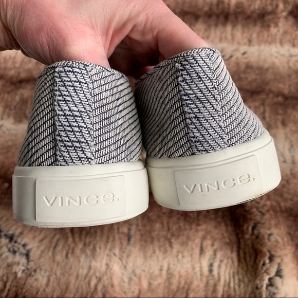 Vince Blair Woven Coast White Sneakers - Picture 5 of 10